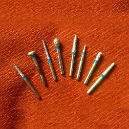 Diamond Bur JDB, A cutting bur fitted to dental hand piece that is used for removing natural teeth