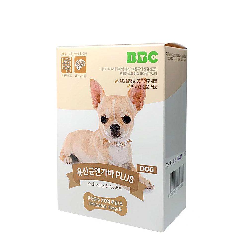 BBC Probiotics & Gaba (Dog) Probiotic Support Dietary Supplement for Dogs 2gx30