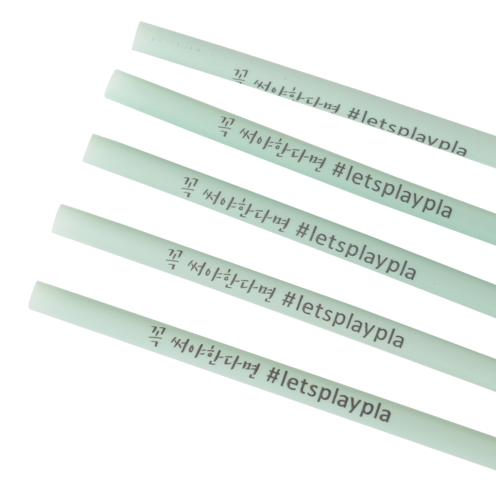 GREEN GRIM PLAYPLA PLA PLA Straws 5 types