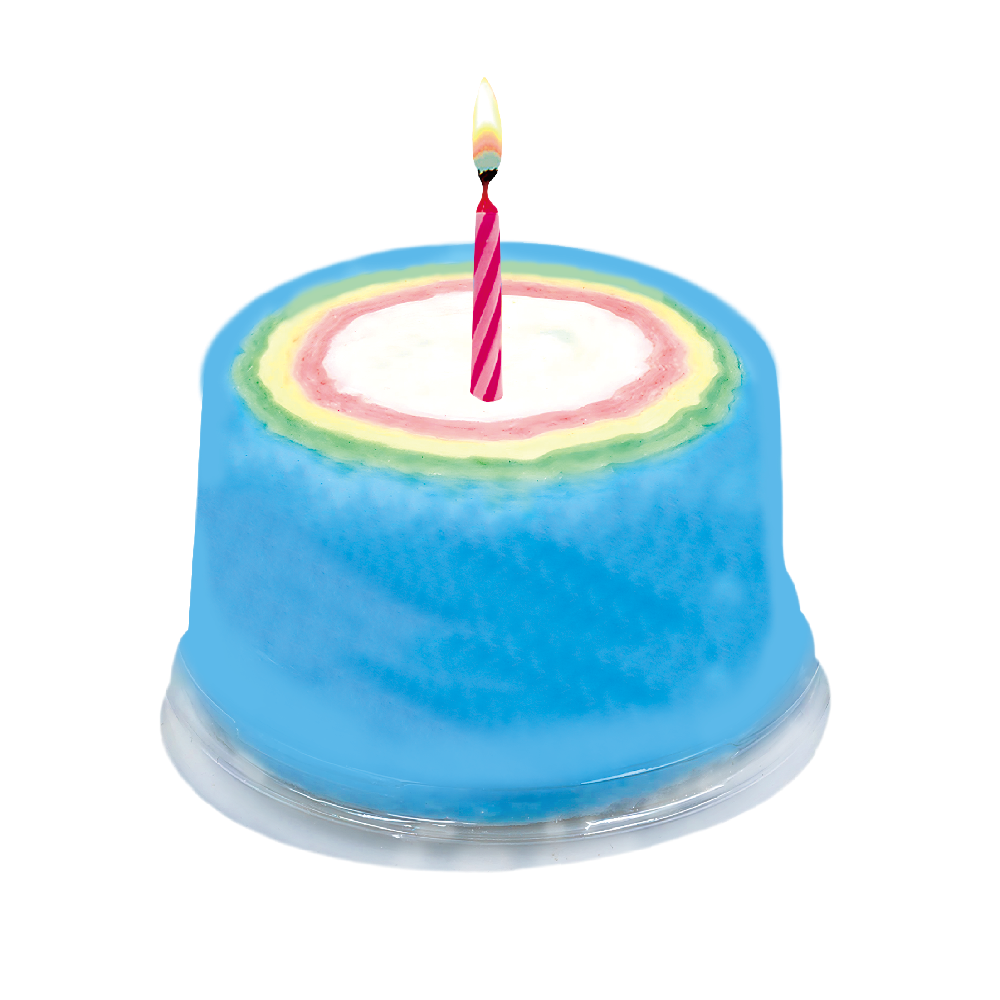 RAINBOW COTTON CANDY CAKE