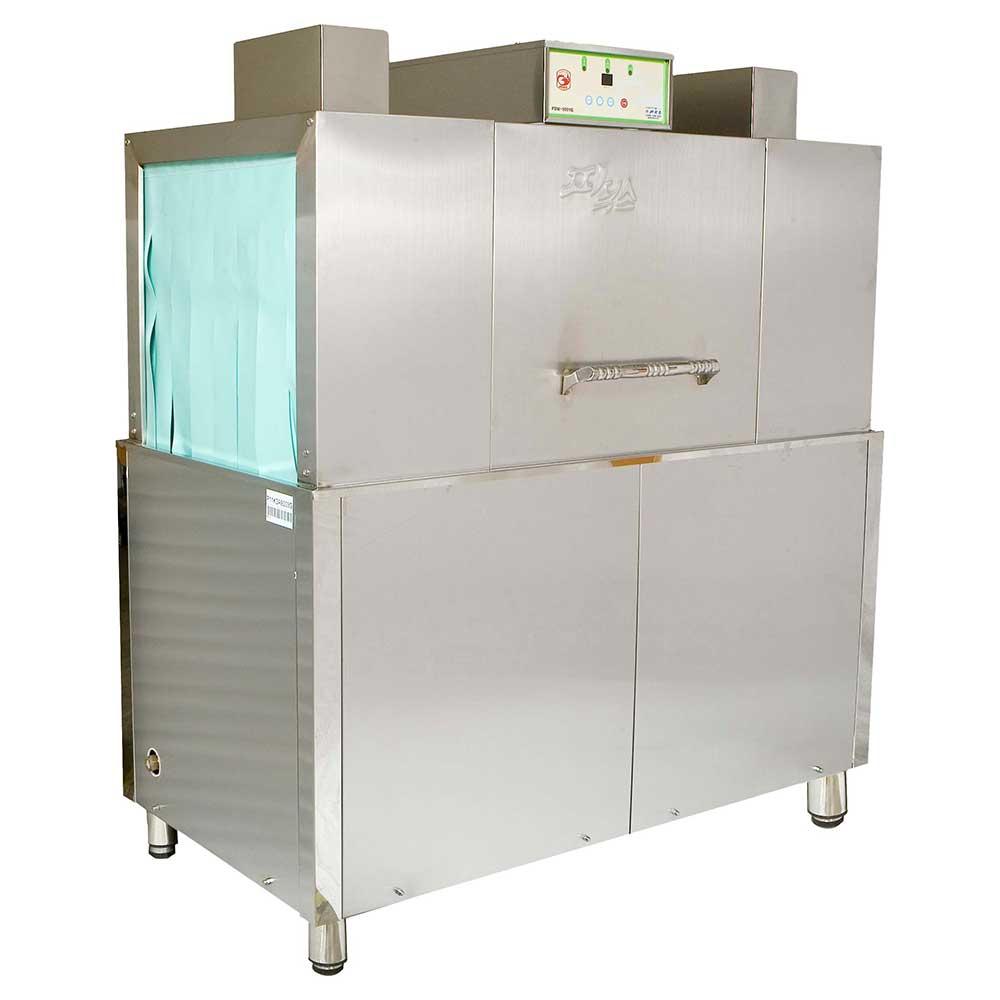 Rack conveyor dishwasher