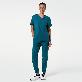 detail image5 Women's-Double-Pocket-Scrub-Top-Ocean-Teal
